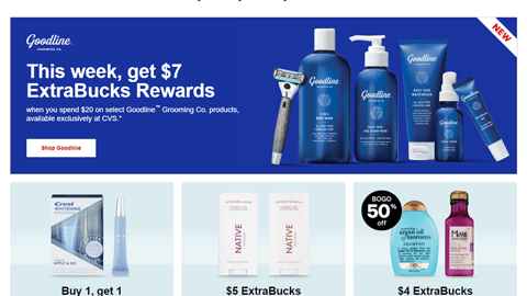 Goodline Grooming ExtraBucks Leaderboard Ad